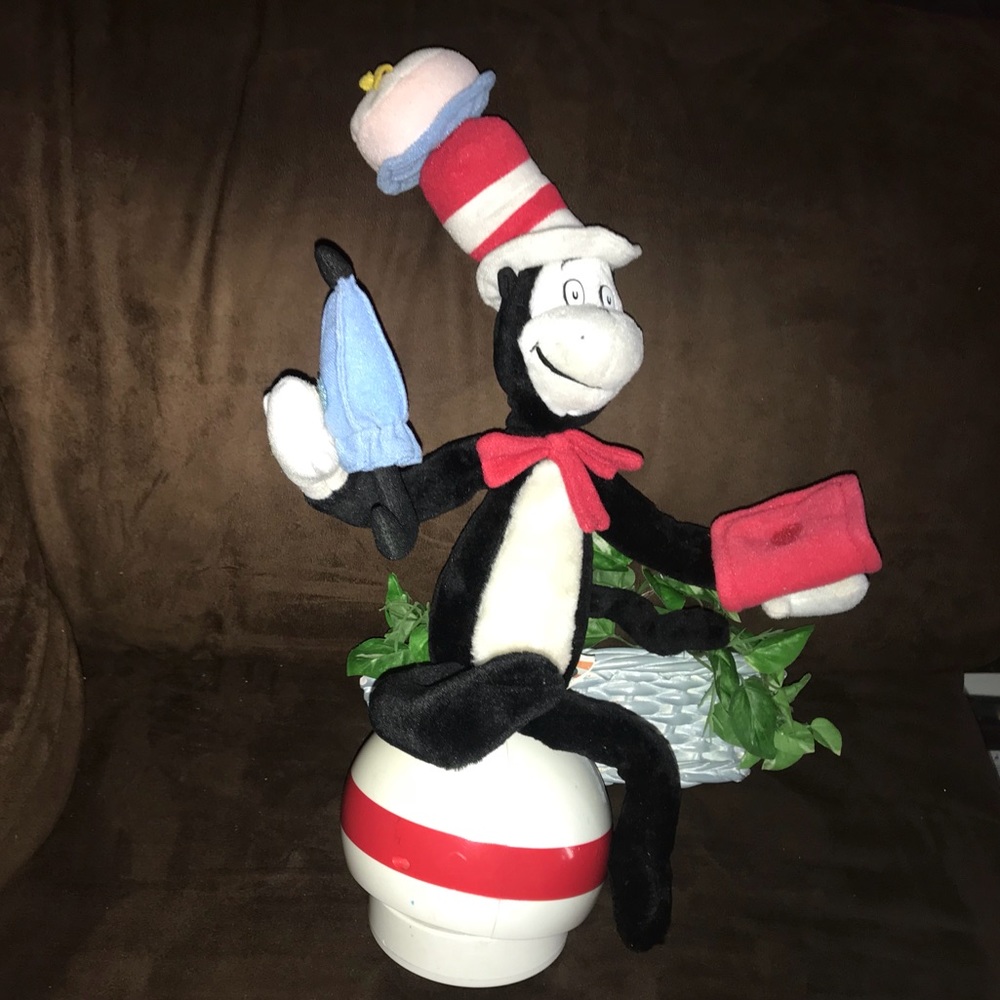 RARE VTG Dr Seuss Talking Cat in the Hat